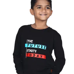 CRAZYPENGUIN ELITE Boys Typography Printed Cotton Sweatshirt-image-61