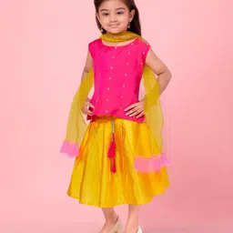 BAESD Girls Ready to Wear Lehenga & Blouse With Dupatta-picture-20