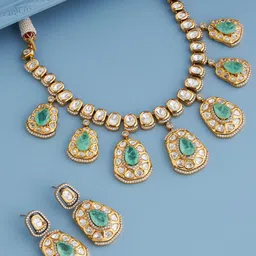 Kushal's Fashion Jewellery Stone-Studded Jewellery Set-picture-50
