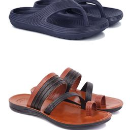 PENNEN Men Canvas Comfort Sandals-image-83