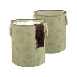Aura Green Set of 2 Regular Multi-Utility Organisers-17