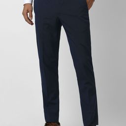 Peter England Men Slim Fit Formal Trousers-picture-7