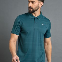 DIDA Men Dri-Fit Self Design Polo Collar T-shirt-image-29