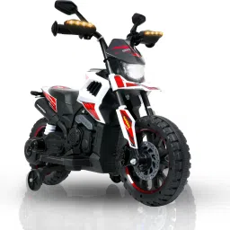 Foot Accelerator Battery Operated Rechargeable Kids Ride On Bike for 3-8 Years-image-16