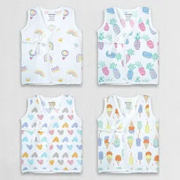 1st Step Girls Pack of 4 Printed Casual Shirt-12