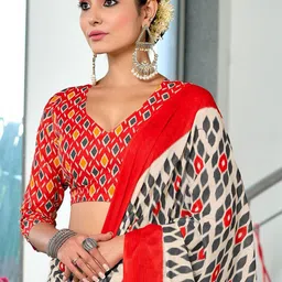 Pandadi Saree Block Print Sarees image 3