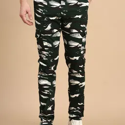Classic Polo Men Camouflage Custom Slim Fit Cargos Trousers-image-62