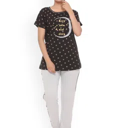 WOOL 4U Women Printed Night suit-image-73