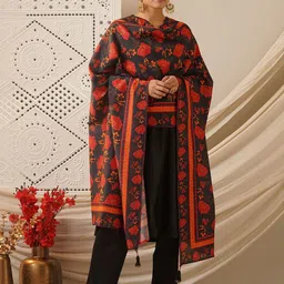 JAYPORE Floral Printed Cotton Silk Dupatta-picture-28