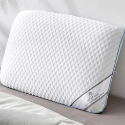 Home Centre White Slumber Gel Infused Memory Foam Pillow-picture-0