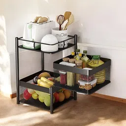 Go Hooked Black Set of 1 Regular Multi-Utility Organisers image 3