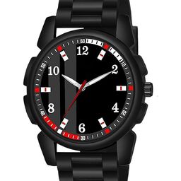 CSAMON Men Printed Dial & Bracelet Style Straps Analogue Watch J16 BLK PataBLK New PU-image-76