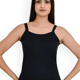 CHARMZ Cotton Round Neck Sleeveless Camisoles-picture-42
