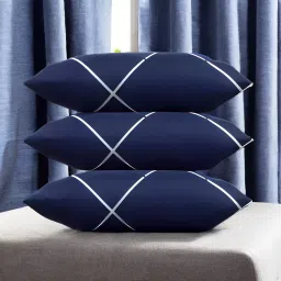 LUXURY Polyester Fibre Solid Sleeping Pillow Pack of 3-image-60