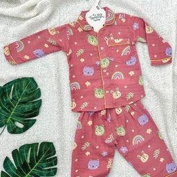 A Toddler Thing Unisex Kids Printed Night suit-picture-31