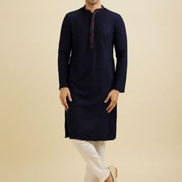 Manyavar Men Regular Kurta with Pyjamas-7