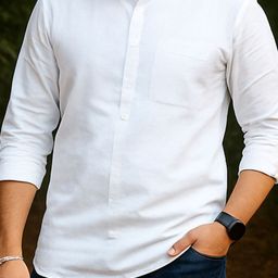 Acnos Men White Kurtas-picture-16