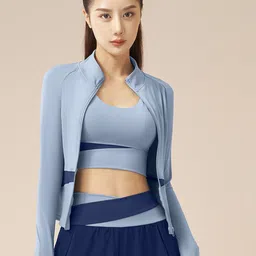 StyleCast Women Lightweight Yoga Sporty Jacket-30