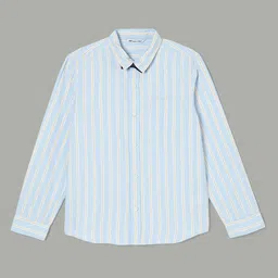 Fame Forever by Lifestyle Boys Opaque Striped Casual Shirt-image-42