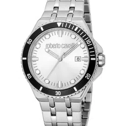 Roberto Cavalli Men Virtu Stainless Steel Bracelet Style Analogue Watch RC5G149M0045-picture-7