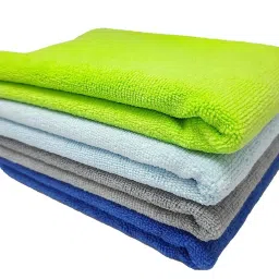 Microfiber Cleaning Cloth for Car, Kitchen, Bike, Laptop, LED TV, Mirrors and Furniture Multicolour Pack of 4 Wet and Dry Microfiber Cleaning Cloth-picture-19
