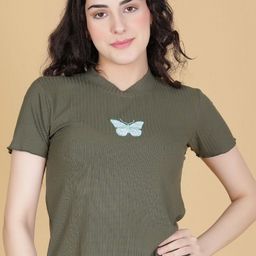 V-Mart Printed Short Sleeves Round Neck T-shirt-picture-19