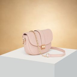 Forever Glam by Pantaloons PU Structured Sling Bag with Cut Work-18