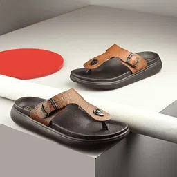 Egoss Men Leather Comfort Sandals-image-73