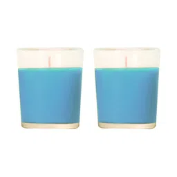 PEEPALCOMM Blue 2 Pieces Pillar Candle-28