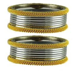 Vidhya Kangan Multi-Coloured Brass Bangles-image-93