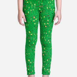 Naughty Ninos Girls Pack Of 2 Printed Cotton Ankle-Length Leggings-image-75