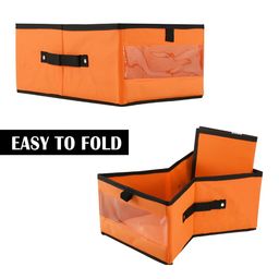 Aura Orange Set of 2 Regular Multi-Utility Organisers image 4