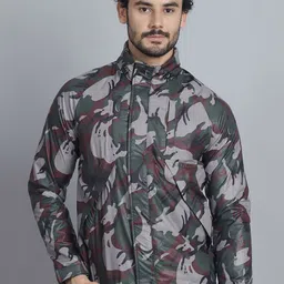 HOUSE OF VEDAS Men Camouflage Lightweight Training or Gym Sporty Jacket-image-96