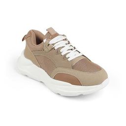 Tresmode Nordi Women's Khaki Lace-Ups Sneakers-image-62