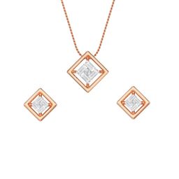 Emori 18KT Geometric Allure Necklace & Chains Diamond-image-84