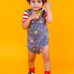 YK Infant Girls Animal Printed Pure Cotton Bodysuit-image-70