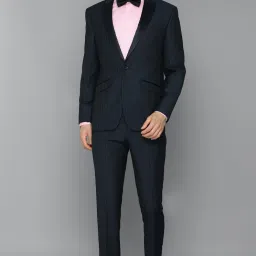 Men Single Breasted - 2 button Striped Suit-image-35