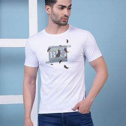 Dollar Men Graphic Printed Round Neck Cotton Slim Fit T-shirt-image-63