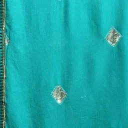 swatika Embroidered Dupatta with Mirror Work image 4