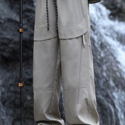 HERE&NOW Men Mid Rise Cargo Track Pant-image-51