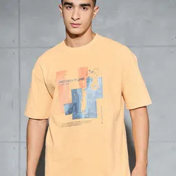 Technosport Men Typography Printed Antimicrobial Slim Fit T-shirt-image-50