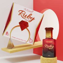 Al-Nuaim Set Of 2 Ruby Red Alcohol Free Roll On Attar - 9.9 ml Each-picture-11