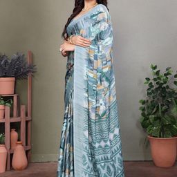 KALINI Silk Blend Tussar Saree-image-15