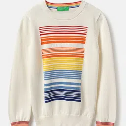 United Colors of Benetton Boys Striped Pullover-image-39
