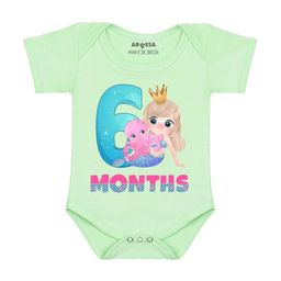 Arvesa 6 Month Baby Printed Bodysuit-image-35