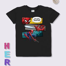 YK Disney Boys Spider-Man Printed Cotton T-shirt-image-75
