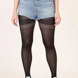 SACHIVA FASHION Patterned Semi-Sheer Pantyhose Stockings-picture-15