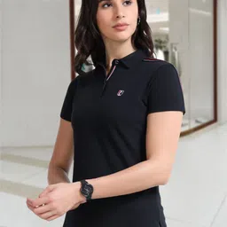 STELLERS Women Blended Cotton Stretchable Polo T-shirt-picture-8
