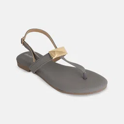 DressBerry Women T-Strap Flats with Buckles-image-96