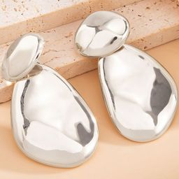 StyleCast x Revolte Women Oval Studs Earrings-picture-22